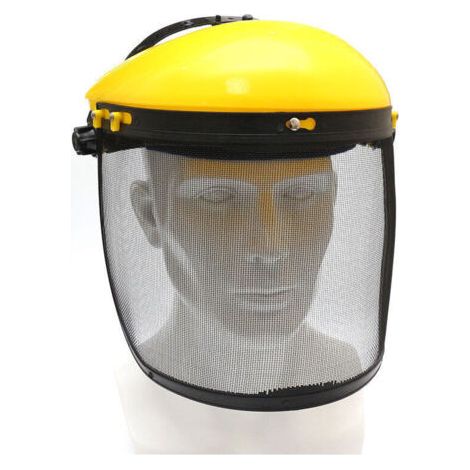 Masque en maille d'acier réglable pour protéger le visage et le front (1/5)