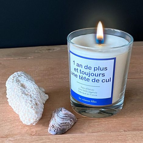 Bougie - DIE UNARTIGEN MÄDCHEN - 1 Jahr mehr - Weiß - Partydekoration - Unisex