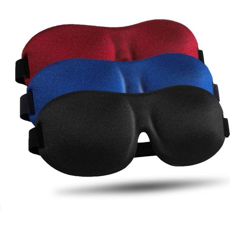 Maschere per occhi 3D morbide e confortevoli per uomo e donna – confezione da 3