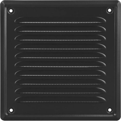 Grille d'aération - Grille aeration rectangulaire 14x14 cm - Grille aeration exterieur - Grille ventilation - Vétiver métallique - a Grillage pour moustiquaire - Grille murale en filet (1/5)
