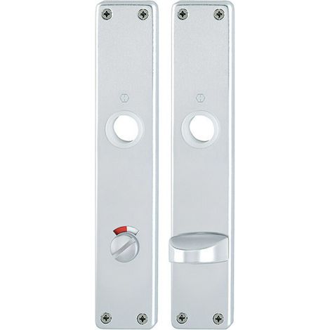HOPPE ZT-Langschild London,202SP,WC/SS,E78 sichtbar verschraubt naturfarben eloxiert (1/3)