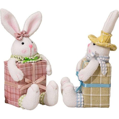 Décoration de bureau, objet de décoration, statuette de lapin pour la fête du Nouvel An à la maison (1/4)