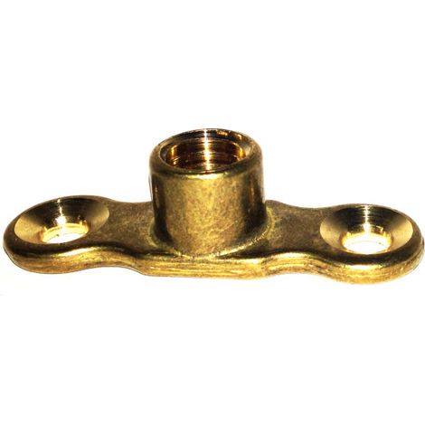 Cast Brass Back Plates for munsen ring - Female M10 Boss