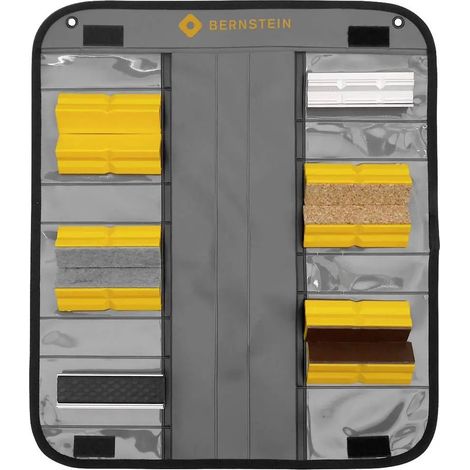 [NEUWERTIG] B-Ware Bernstein Schonbacken Schutzbacken Backen Magnetstreifen Filz Gelb 100 Mm Set