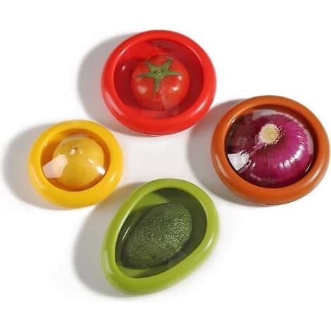 4 pcs Pods for Lemon Tomato Storage Durable Reusable Container Food Storage Box (1/5)