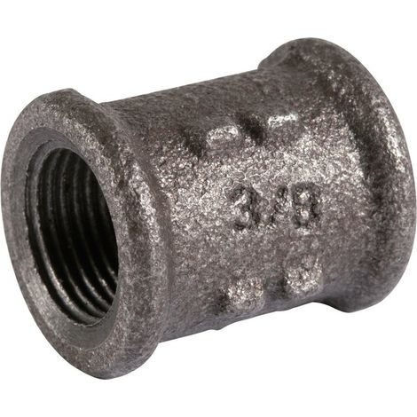 Raccord fonte noire droit à visser - F 1/2' - N° 271