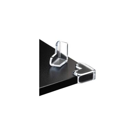 Protectores de esquinas para mesa de bebé, 12 piezas, protectores de esquinas transparentes, seguridad para las esquinas de la mesa del bebé, suaves, incluye pegatinas de repuesto - Crezuo
