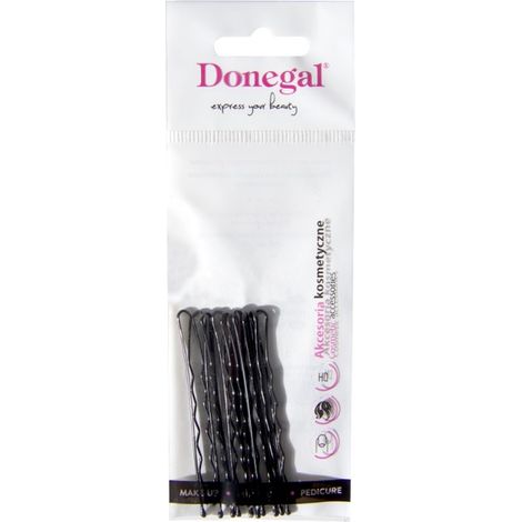 Horquillas para cabello largo Donegal - negras (5093) 1 paquete - 10 unidades (1/2)