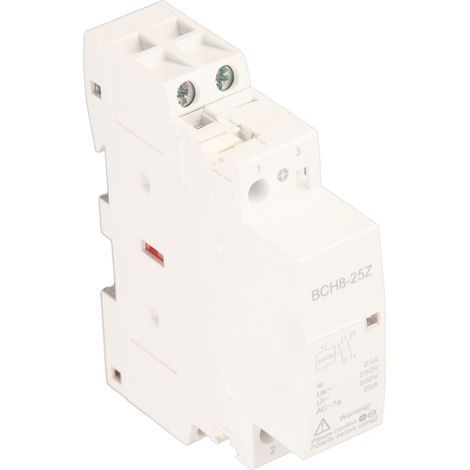 Contacteur DC Silencieux pour Système Intelligent Hôtelier Domotique 25A 2NO BCH8-25Z (1/5)