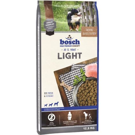Croquettes Bosch Light pour chien 12,5 kg