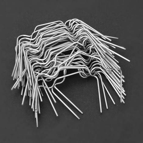 50 clips de vitrage épais pour serre, outil à boucle à ressort « W » (1/5)
