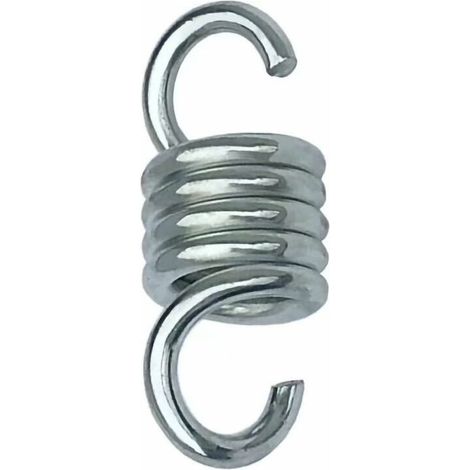 Ressort pour hamac - Acier zingué trempé - Pour accrocher des chaises de hamac et des balançoires de porche - Capacité de charge de 600 lb (1/3)