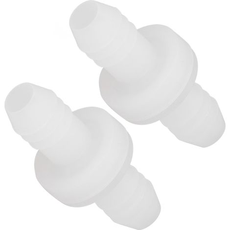 Lot de 2 clapets anti-retour 3/8po 10mm plastique unidirectionnel pour compresseur air pompe aquarium carburant gaz liquide CDDV6 (1/5)