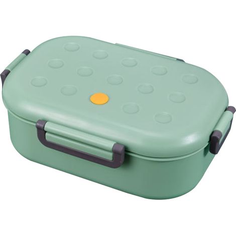 Boîte à lunch carrée pour enfants et adultes, boîte de rangement portable pour pique-nique, récipient pour repas scolaire avec cuillère.