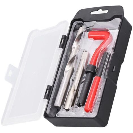 Kit de réparation de filetage 15 pièces, outil manuel compatible avec insert, pour réparation automobile M14 x 1,50 mm (1/5)