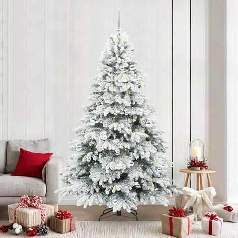 vidaXL Árbol de Navidad artificial con 300 LED 210 cm PE y PVC (1/5)