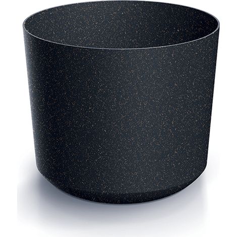 Prosperplast Blumentopf TUBO Eco Wood Anthrazit 12,8 cm