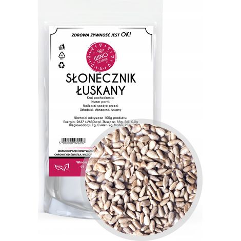 Semillas de girasol enteras, 200 g, pan (1/4)