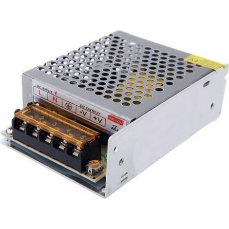 TRASFORMATORE LED PER STRISCIA LAMPADINA 60w 5A ALIMENTATORE LED 12v DC DRIVER