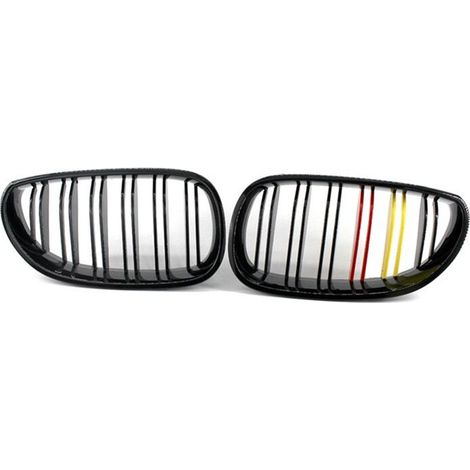 Rejilla frontal para BMW Serie 5 E60, E61, 520i, 523i, 530i, 535i y 550i, modelos de 2004 a 2009: 5171215544, 51712155447
