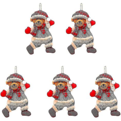 Décorations de Noël : cerf de Noël, bonhomme de neige, décorations pour sapin de Noël (1/5)