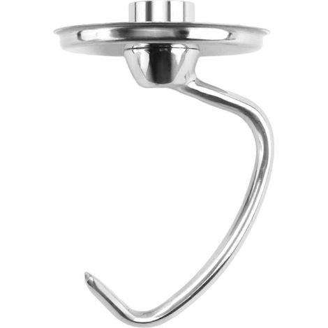 Crochet pétrisseur en acier inoxydable pour robot KitchenAid de 4,5 à 5 pintes (1/5)