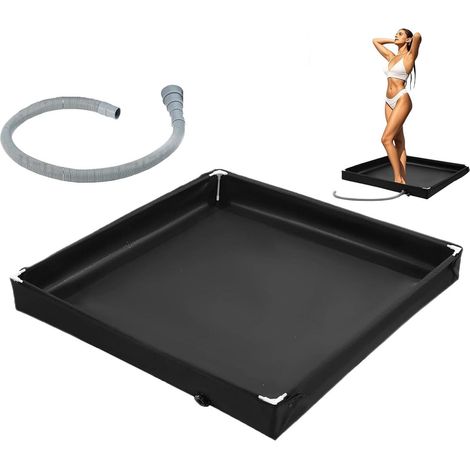 Bassine de douche avec bonde à poser sur pied (1/5)