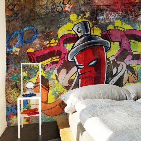 Papier Peint "Graffiti Monster III" 270x450cm (1/2)