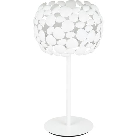"Lampada da tavolo DIONISO in metallo bianco"