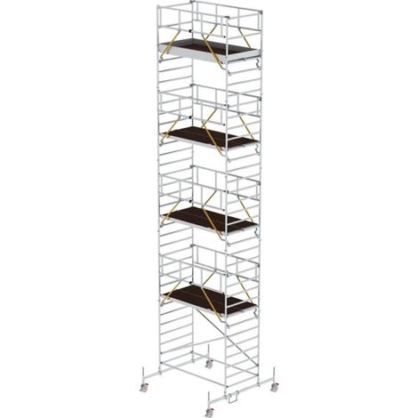 MUNK Rollgerüst SG mit Doppelplattform 1,35x2,45m Plattform 11,70m AH