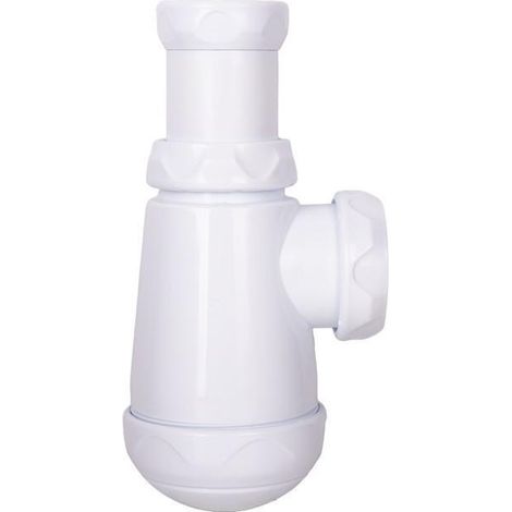 Sifón de botella con salida Ø32-40 mm y racor 1 1/4 (1/5)