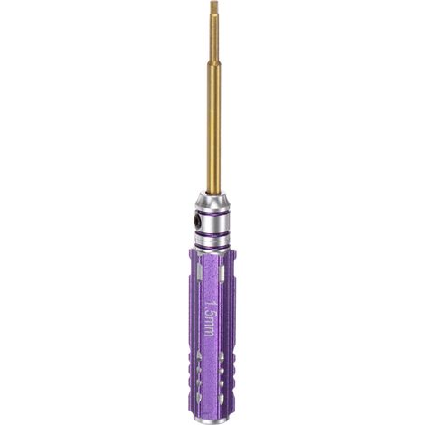 Tournevis Hex 1.5mm Mini Tournevis Hexagonaux En Titane Purple (1/5)