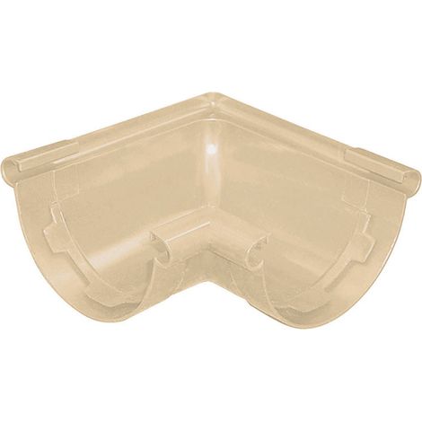 Angle pour gouttière PVC 25 sable (1/4)