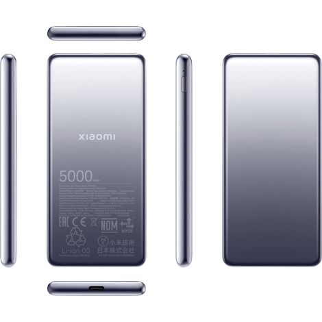 Xiaomi BHR9535GL Powerbank 5000 mAh USB PD Li-Ion  Silber (1/5)