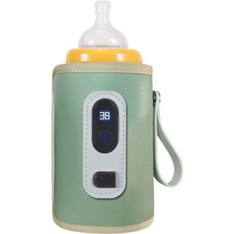 4-in-1 Flaschenwärmer für Babys, hält Babynahrung warm mit Temperaturregelung, LCD-Display und 5 Temperatureinstellungen (1/5)