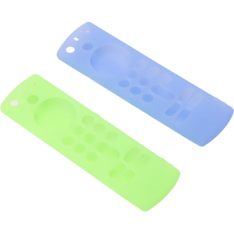 Étuis de protection en silicone pour télécommandes de 3e génération - antidérapants, antichoc - avec dragonne, bleu clair et vert clair (1/5)