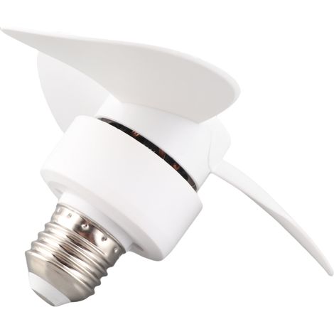 Mini ventilateur à visser silencieux, calibre E27/E26, pour chambre, salon, cuisine ou bureau, 85-265 V (1/5)