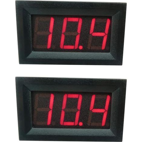 DC 5V à 120V numérique Voltmètre Tension mètres du Panneau pour 6V 12V Electromobile Motorcycle Voiture (1/5)