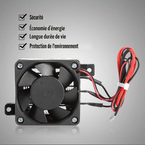 Réchauffeur Électrique PTC à Température Constante Radiateur Soufflant pour Incubateur de Chauffage pour Petits - (12V 150W) (1/5)