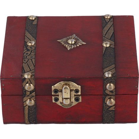 Retro-Schmuckkästchen aus Holz im chinesischen Stil, robuste Zedernholztruhe, vielseitig einsetzbar, Vintage-Schmuckkästchen zur Aufbewahrung von Schmuck (1/5)