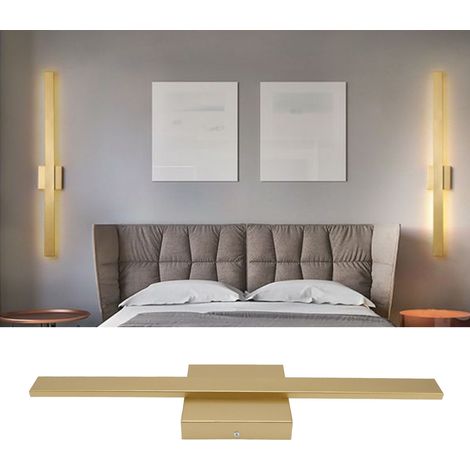 Applique murale LED simple et moderne, idéale pour le salon, la chambre ou comme lampe de chevet, éclairage linéaire LED, 80 cm. (1/5)