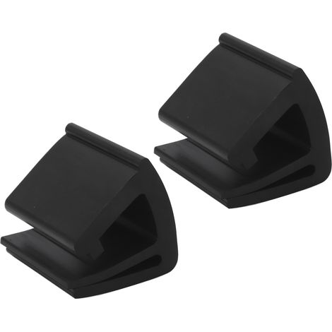 2pcs Fixations Pare-Brise Auto Caoutchouc Noir 1020058-01 Remplacement EZGO Club Car