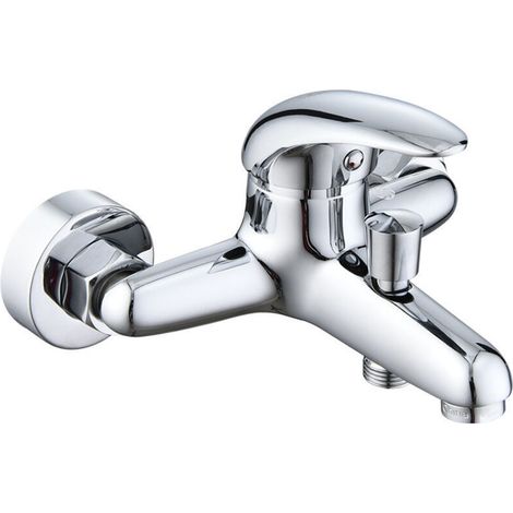 Mitigeur de baignoire Speed, robinet de baignoire, robinet monocommande, finition plaquée (1/2)