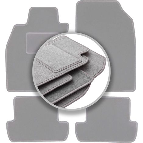 Tapis de voiture gris pour : Renault Megane III berline, coupé, grand tourisme, break (2008-2015)