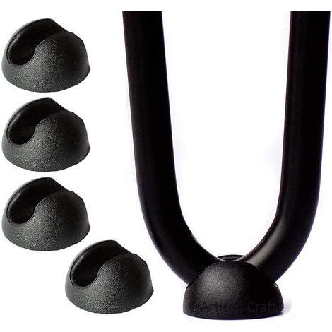 Lot de 10 protections silicone pour pieds de meubles – Antidérapantes 10mm – Pour carrelage et parquet – Installation facile (1/5)