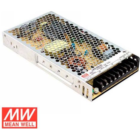 Alimentation 24V/200W/8.8A Mean Well LRS-200-24