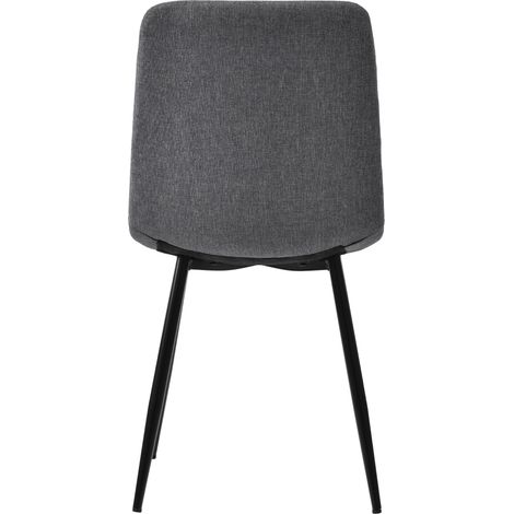 Set de table à manger (5 pièces), set de table à manger avec 4 chaises. Set moderne pour la cuisine et le salon. Table de cuisine ronde, diamètre de 100 cm. Pieds métalliques noirs. Plateau en marbre (1/5)