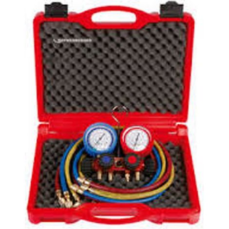ROTHENBERGER 170602 - Kit manometrico 4 vias + manguera plus