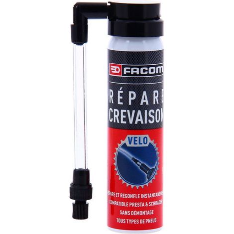 Repara-pinchazo bicicleta - FACOM - 006092 - 75 ml - Repara y vuelve a inflar instantáneamente sin desmontaje (1/5)