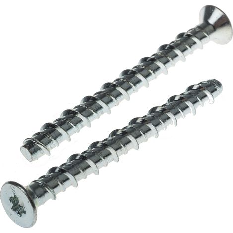 Boulon d'ancrage RS PRO, en Acier au carbone M6, 6mm x 75mm ( Prix pour Sachet de 25 )